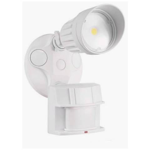 King Single Head LED Motion Sensor Security Light in White - #40V91 ...