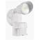 King Single Head LED Motion Sensor Security Light in White