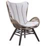 King Truffle Rope Dark Eucalyptus Outdoor Lounge Chair