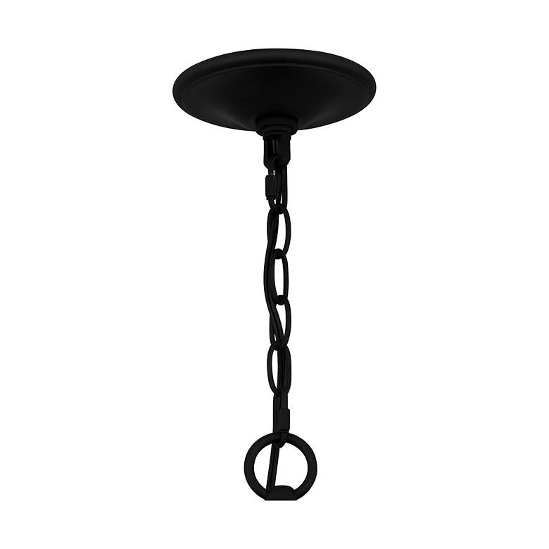 Image 7 Kingsbridge 28" Wide Earth Black 6-Light Ring Chandelier more views