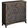 Kingsbury Jacobean 38" Wide 2-Door Wood Accent Cabinet