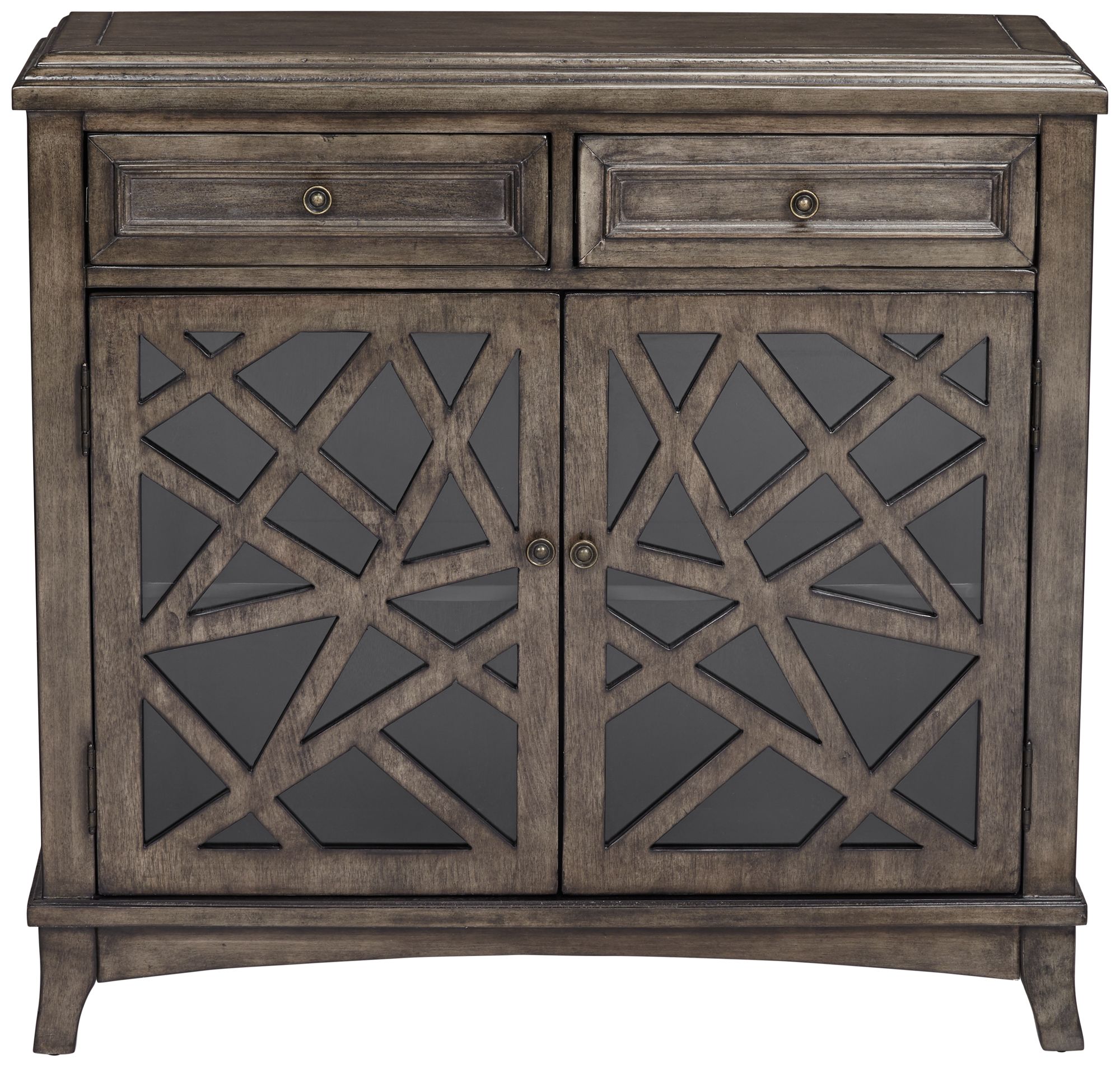 Kingsbury Jacobean 38" Wide 2Door Wood Accent 33G15 Lamps