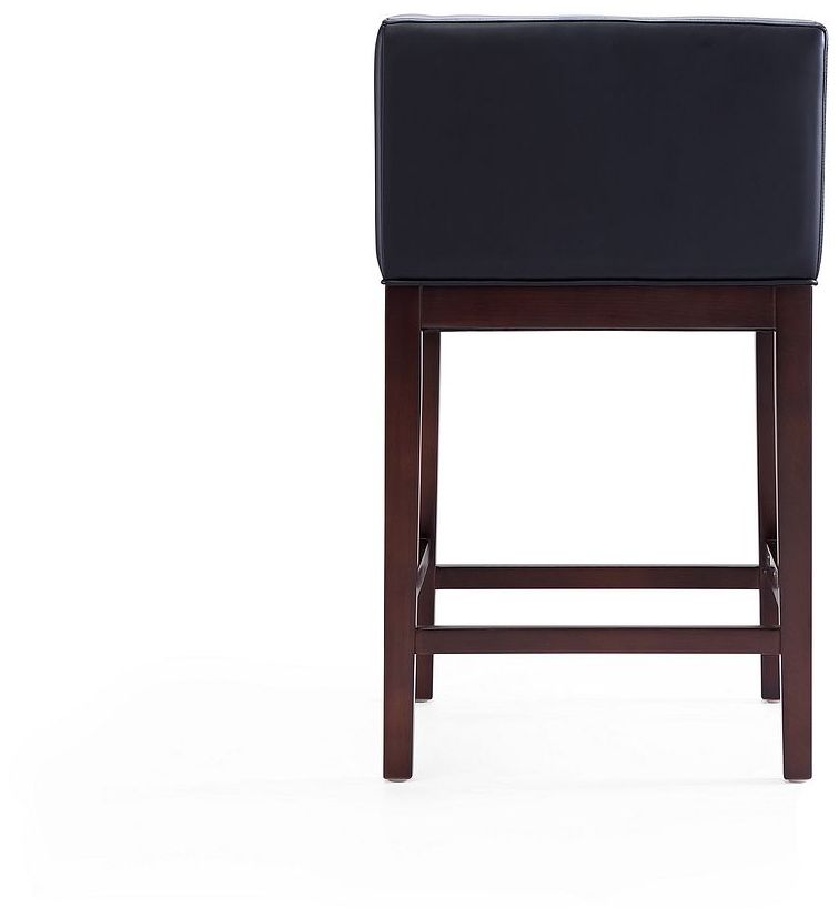 Image 6 Kingsley Counter Stool in Black and Dark Walnut (Set of 3) more views