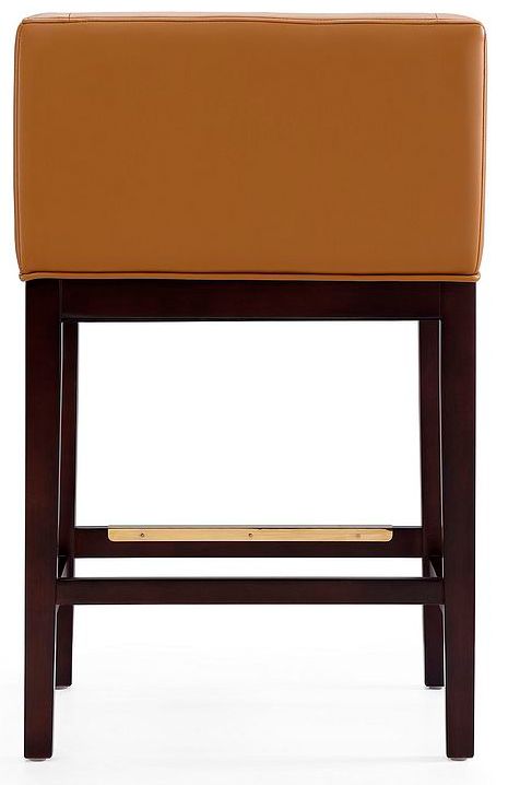 Image 6 Kingsley Counter Stool in Camel and Dark Walnut (Set of 3) more views