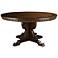 Kingsport 60" Wide Medium Oak Round Extendable Dining Table