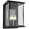 Kingston 14.8"H Platinum Accent Oiled Bronze Outdoor Sconce w/ Clear S