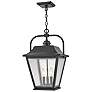 1_Kingston 19 3/4" High Black 3-Light Outdoor Hanging Light
