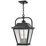 2_Kingston 19 3/4" High Black 3-Light Outdoor Hanging Light more views