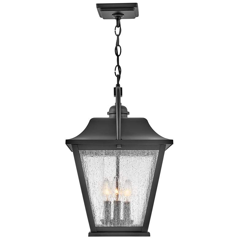 Image 6 Kingston 19 3/4" High Black 3-Light Outdoor Hanging Light more views