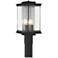 Kingston 20.1"H Black Outdoor Post Light w/ Clear Shade