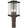 Kingston 20.1"H  Bronze Outdoor Post Light w/ Clear Shade