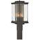 Kingston 20.1"H Gold Accent Oiled Bronze Outdoor Post Light w/ Clear S