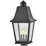 5_Kingston 22 1/2" High Black Outdoor Post Light more views