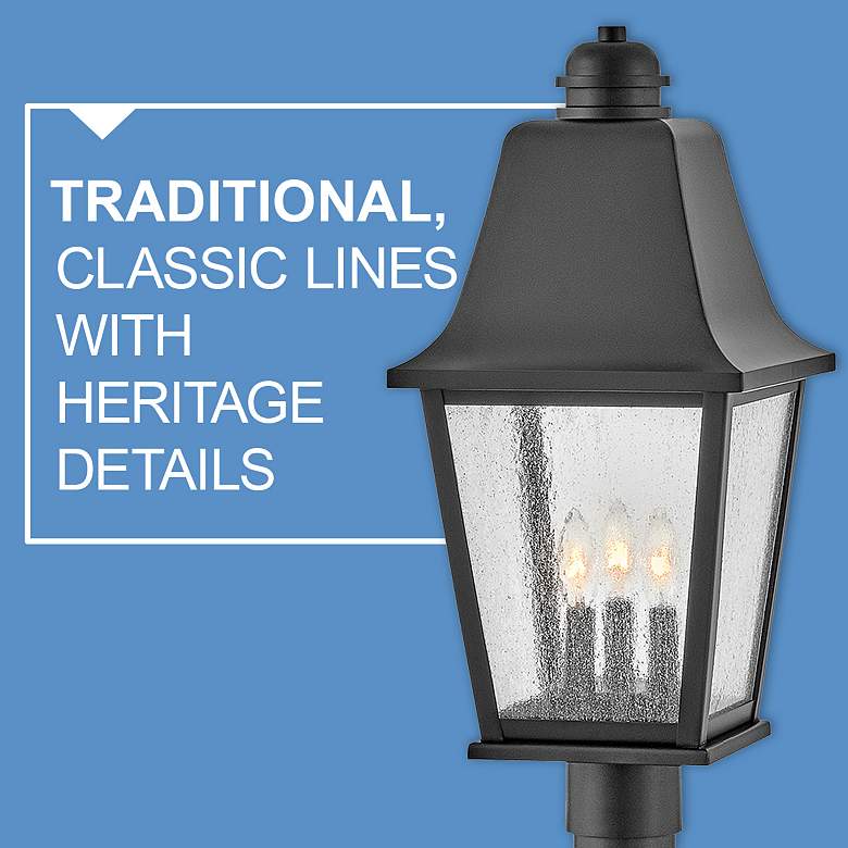 Image 6 Kingston 22 1/2" High Black Outdoor Post Light more views