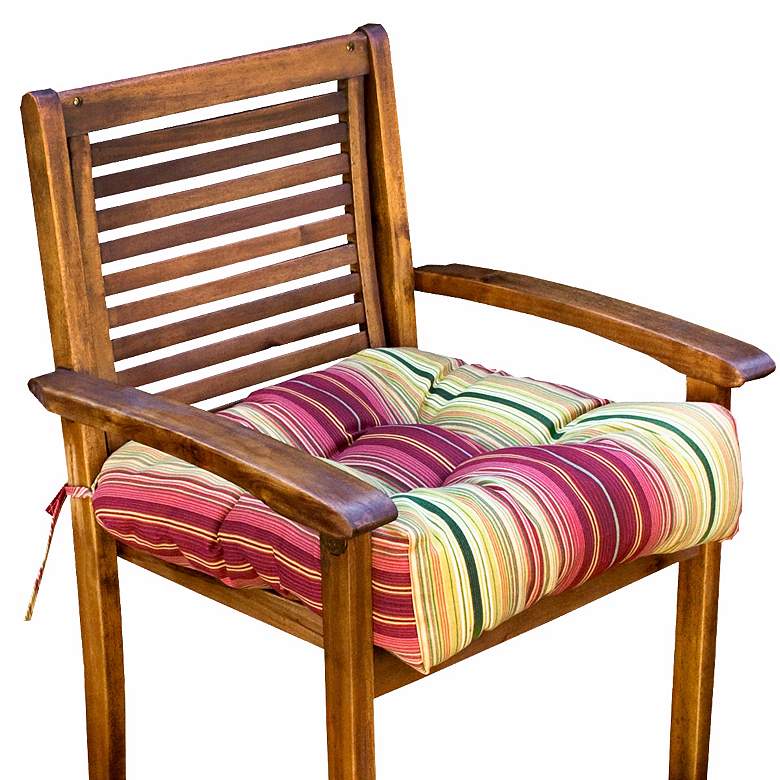 Image 1 Kinnabari 20 inch Square Outdoor Chair Cushion
