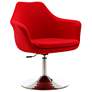 2_Kinsey Red Wool Adjustable Swivel Accent Chair