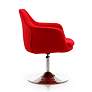 6_Kinsey Red Wool Adjustable Swivel Accent Chair more views