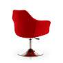 7_Kinsey Red Wool Adjustable Swivel Accent Chair more views