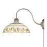 3_Kinsley 12 3/4" High Aged Galvanized Steel Wall Sconce more views