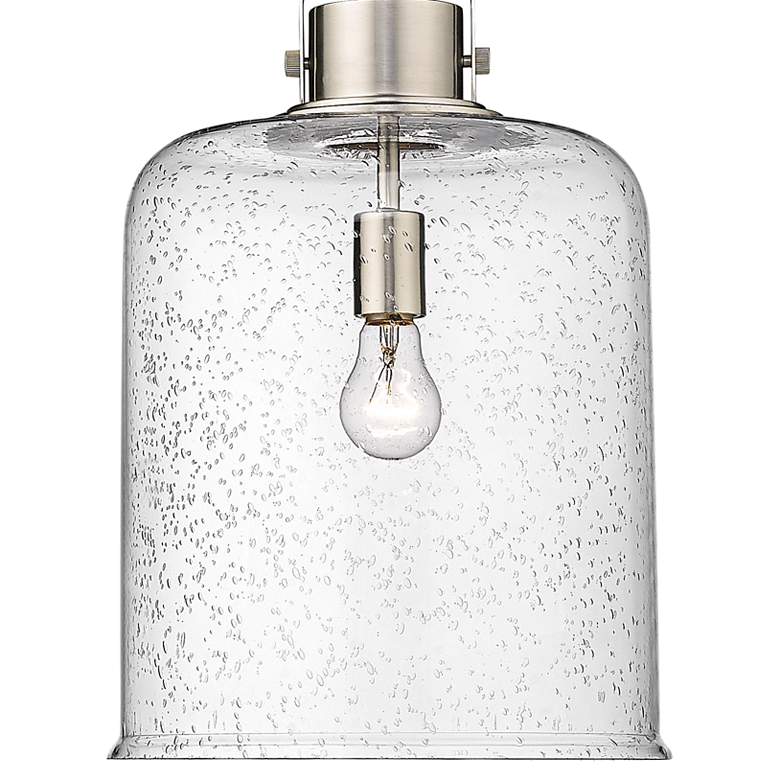 Image 2 Kinsley 12" Wide Brushed Nickel Mini Pendant more views