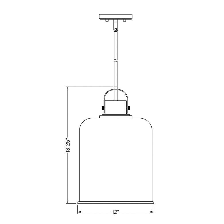Image 6 Kinsley 12" Wide Brushed Nickel Mini Pendant more views