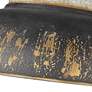 4_Kinsley 14"W Galvanized Antique Black 2-Light Ceiling Light more views