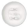 5_Kinsley 14"W Galvanized Antique Black 2-Light Ceiling Light more views