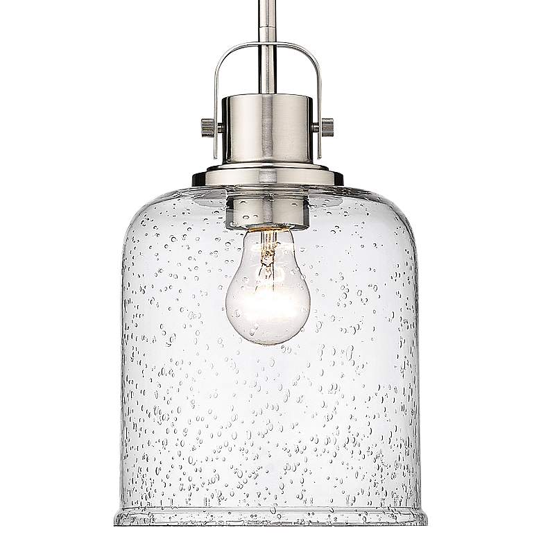 Image 2 Kinsley 8" Wide Brushed Nickel Mini Pendant more views