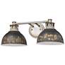 1_Kinsley Aged Galvanized Steel 2-Light Bath Light with Antique Black Iron