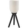 1_Kinsley Black Wood Tripod Accent Table Lamp