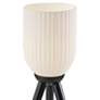 2_Kinsley Black Wood Tripod Accent Table Lamp more views