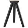 3_Kinsley Black Wood Tripod Accent Table Lamp more views
