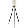 1_Kinsley Black Wood Tripod Floor Lamp
