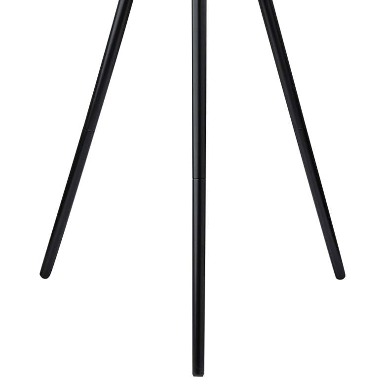 Image 3 Kinsley Black Wood Tripod Floor Lamp more views