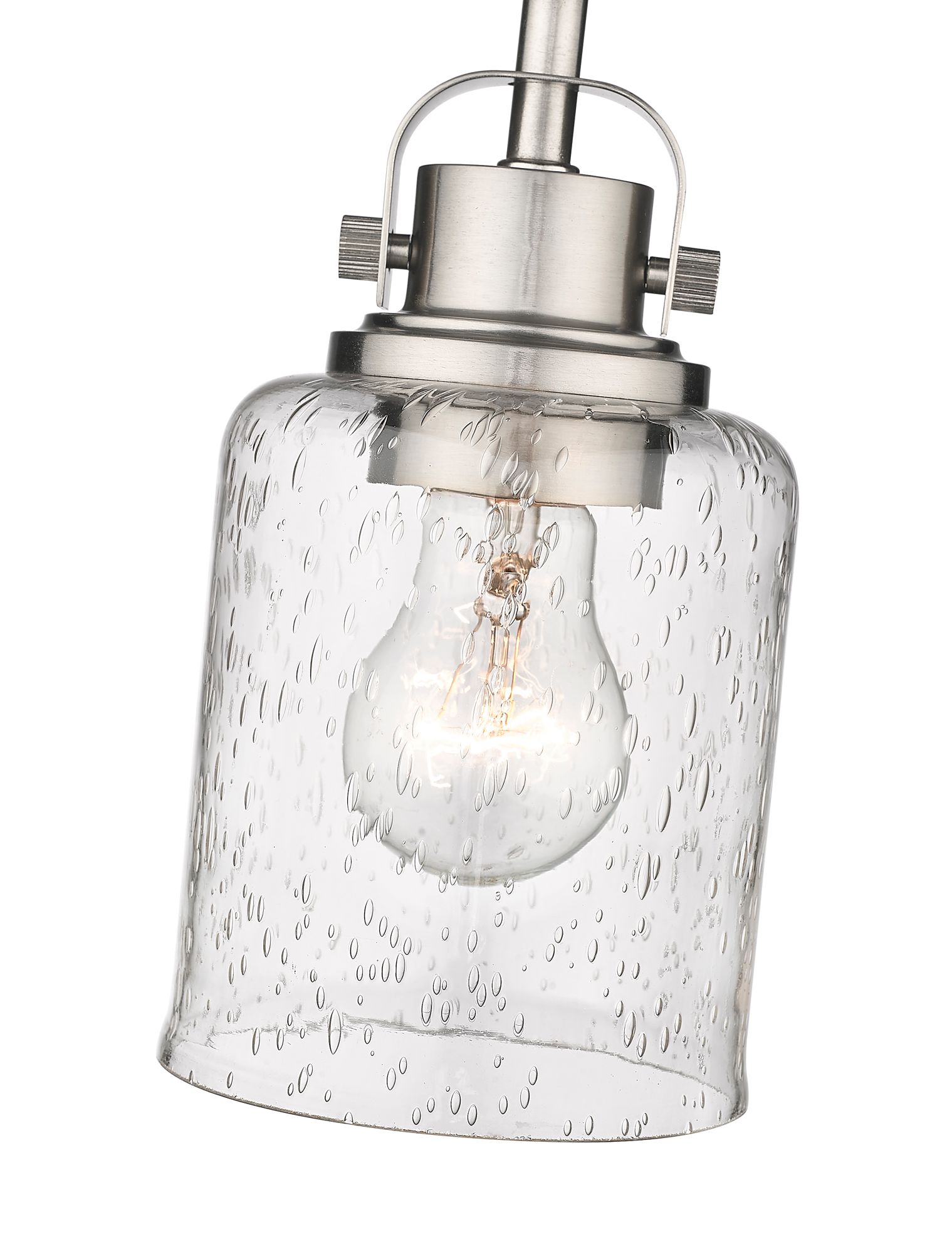 Image 6 Kinsley by Z-Lite Brushed Nickel 1 Light Flush Mount more views