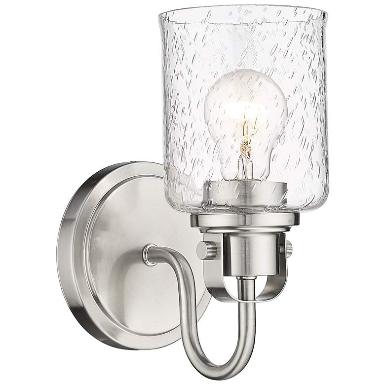 Image 1 Kinsley by Z-Lite Brushed Nickel 1 Light Wall Sconce