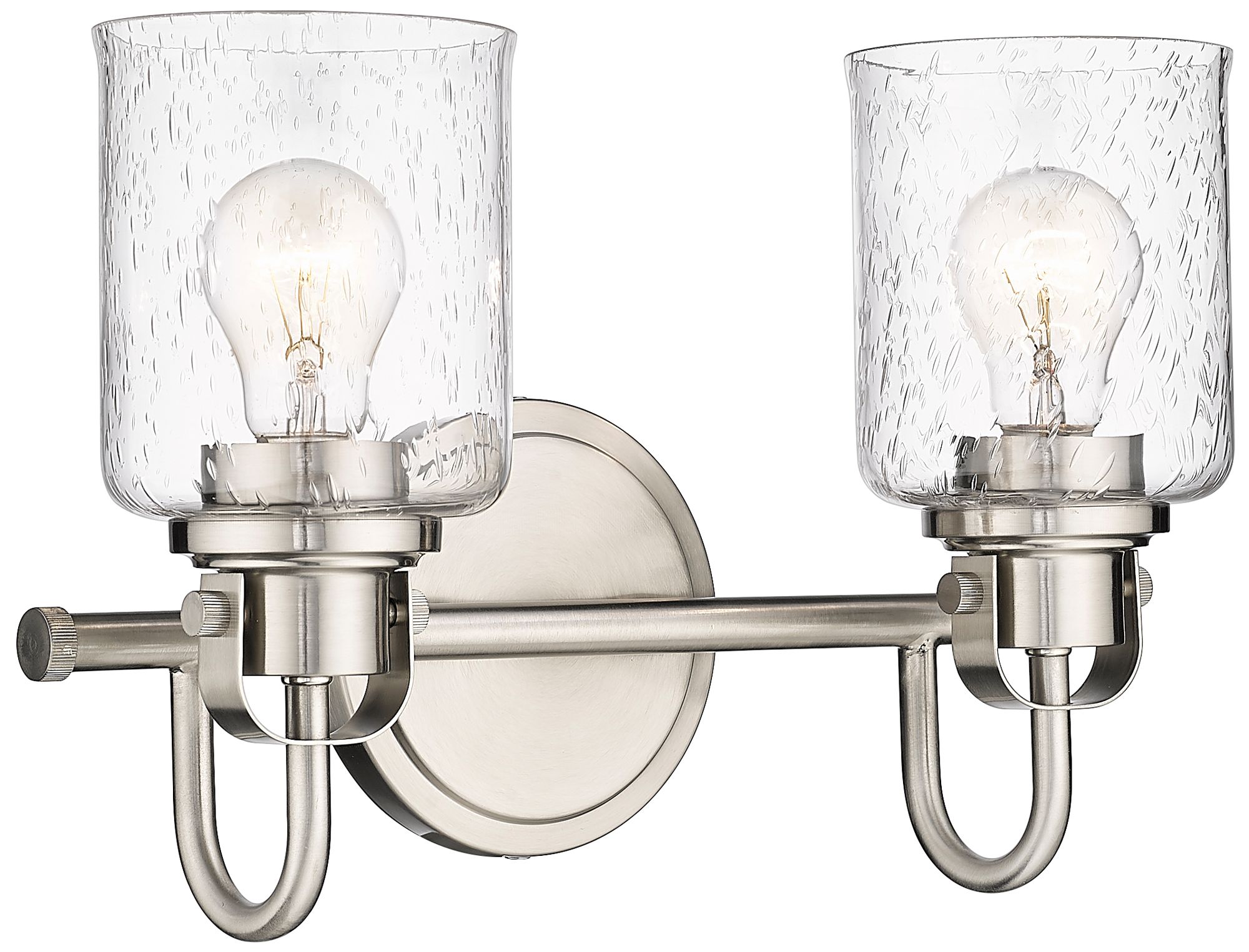 Kinsley by Z-Lite Brushed Nickel 14.5 inch 2 Light Vanity