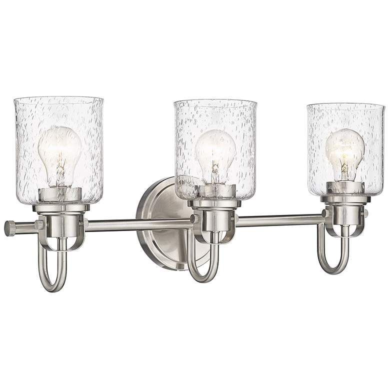 Image 1 Kinsley by Z-Lite Brushed Nickel 3 Light Vanity