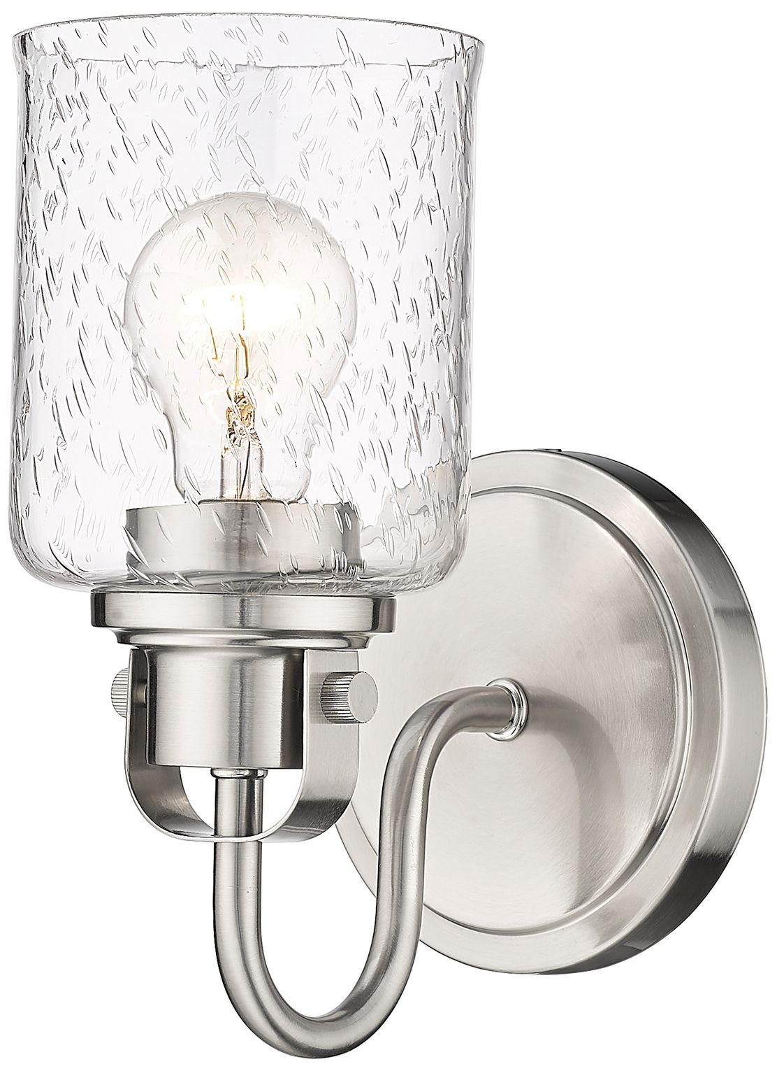 Image 2 Kinsley by Z-Lite Brushed Nickel 5.25 inch 1 Light Wall Sconce more views