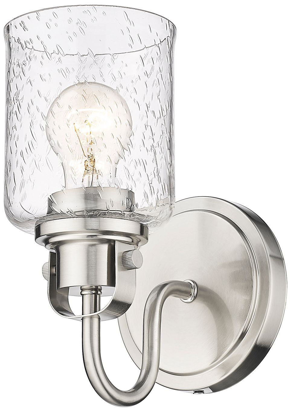 Image 3 Kinsley by Z-Lite Brushed Nickel 5.25 inch 1 Light Wall Sconce more views