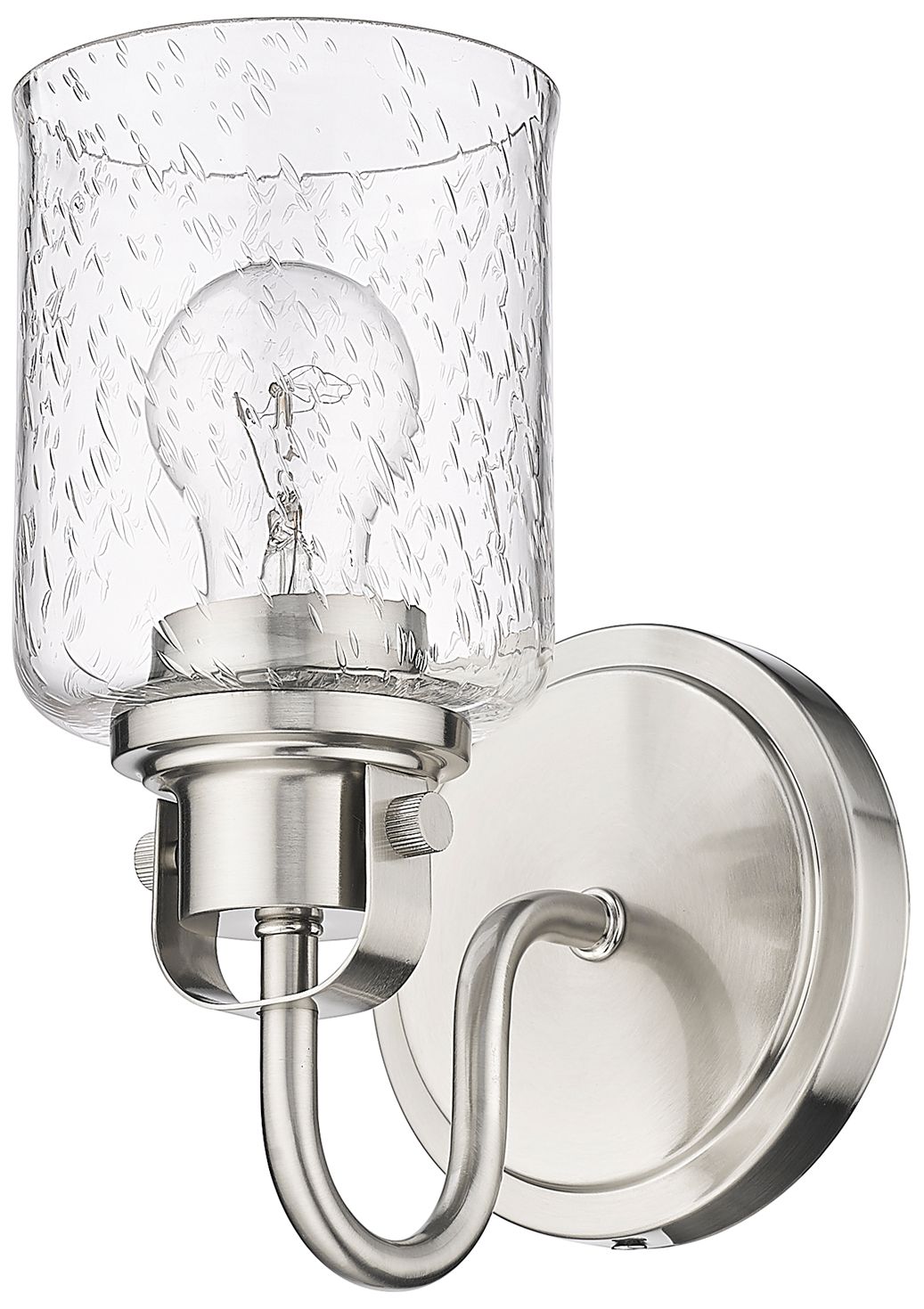 Image 6 Kinsley by Z-Lite Brushed Nickel 5.25 inch 1 Light Wall Sconce more views