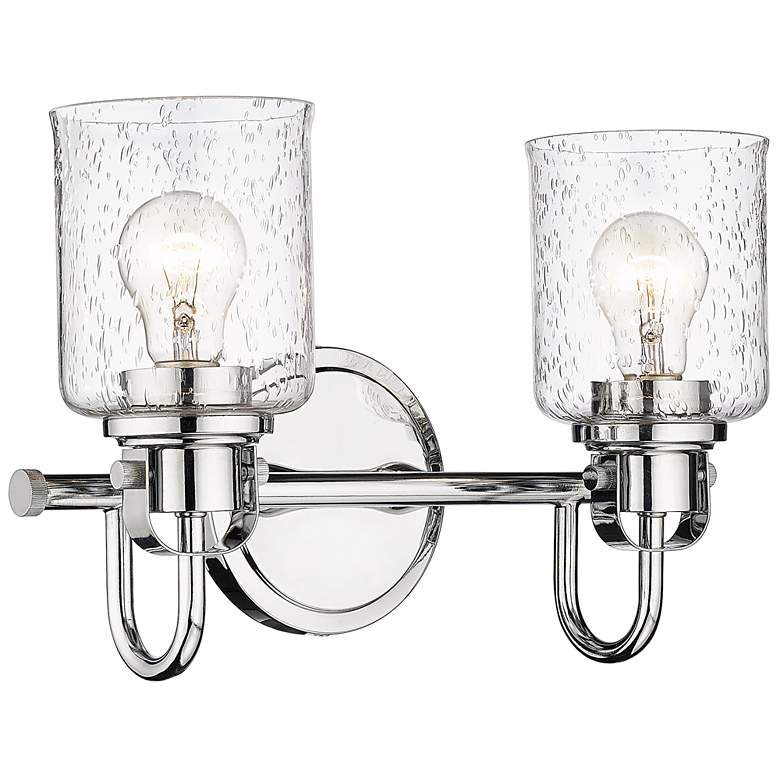 Image 1 Kinsley by Z-Lite Chrome 2 Light Vanity