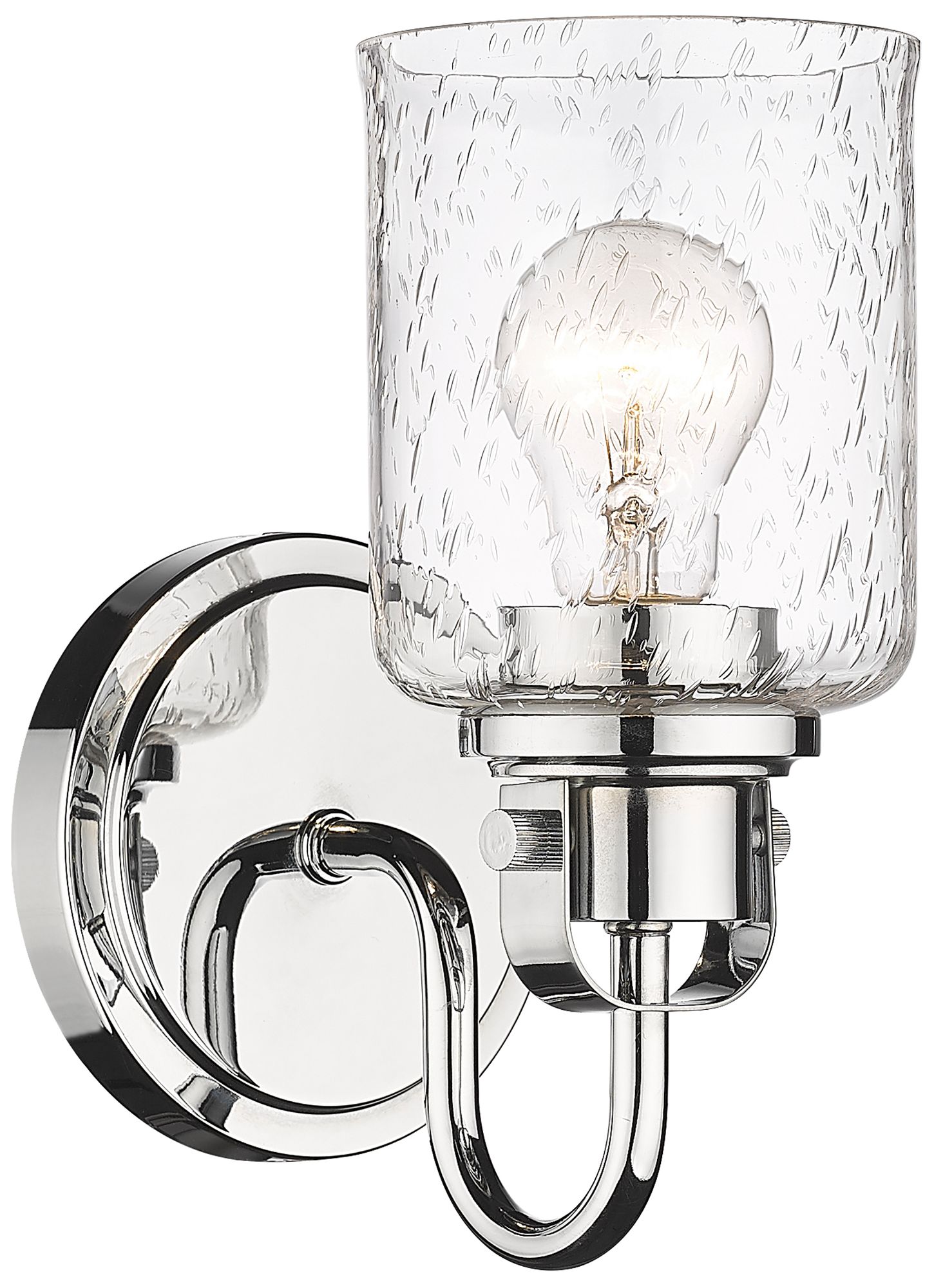 Kinsley by Z-Lite Chrome 5.25 inch 1 Light Wall Sconce