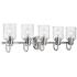 Kinsley by Z-Lite Chrome 5 Light Vanity