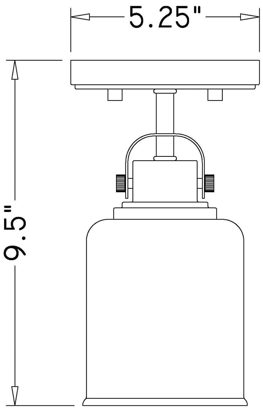 Kinsley by Z-Lite Heirloom Gold 1 Light Flush Mount