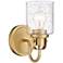 Kinsley by Z-Lite Heirloom Gold 1 Light Wall Sconce