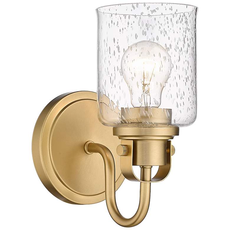 Image 1 Kinsley by Z-Lite Heirloom Gold 1 Light Wall Sconce