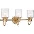 Kinsley by Z-Lite Heirloom Gold 3 Light Vanity