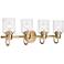 Kinsley by Z-Lite Heirloom Gold 4 Light Vanity