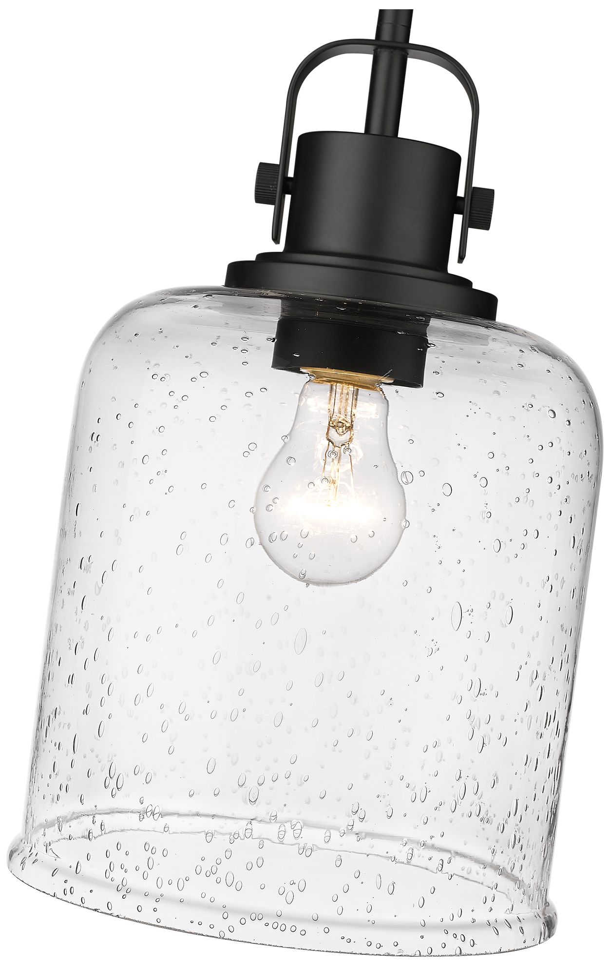 Image 6 Kinsley by Z-Lite Matte Black 8 inch 1 Light Pendant more views